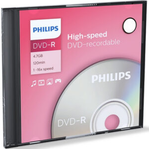 Philips Płyta DVD-R 4,7GB 16X SLIM