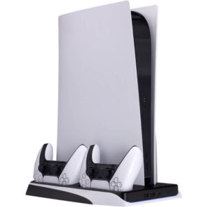 SteelDigi Stacja multifunkcyjna AZURE CROW do konsoli PS5 i padów DualSense biała